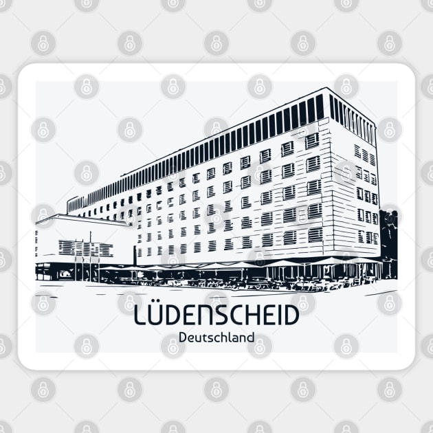 Lüdenscheid - Deutschland Magnet by Lakeric